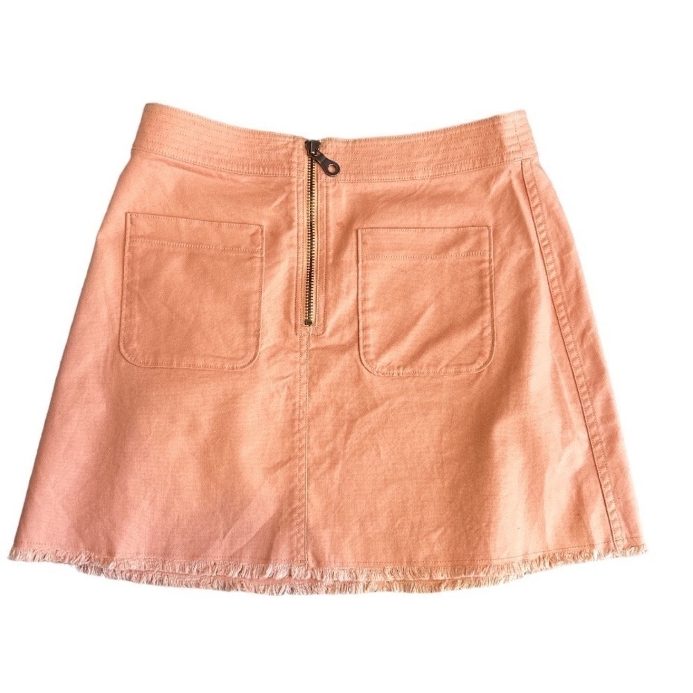 MADEWELL A-Line Zip Skirt Pink Size 4 - Picture 5 of 5